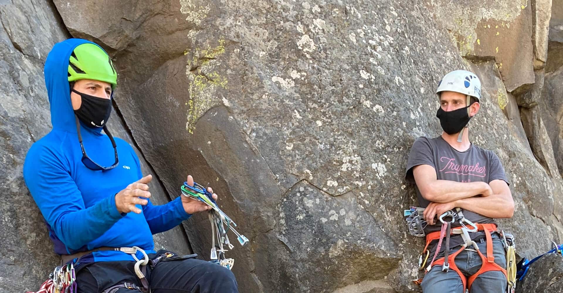 Trad Climbing Lessons Smith Rock Chockstone Climbing Guides