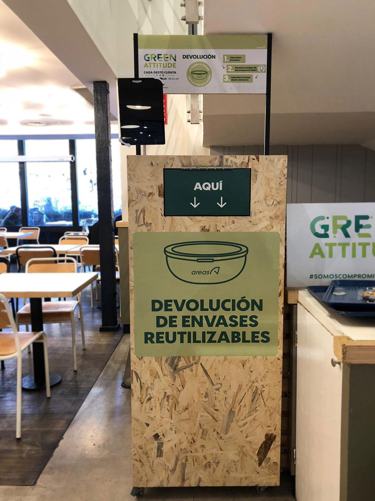 Buzón para devolución de envases reutilizables