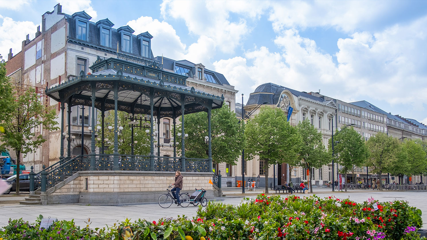 Kouter plein in Gent