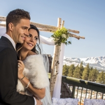 Gorgeous Lake Tahoe Balcony Wedding