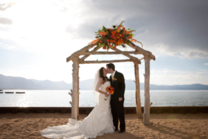Lake Tahoe beach weddings