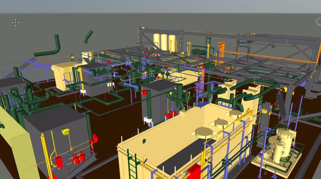 New Compressor Sets 3D Location Visualization | 3D Model