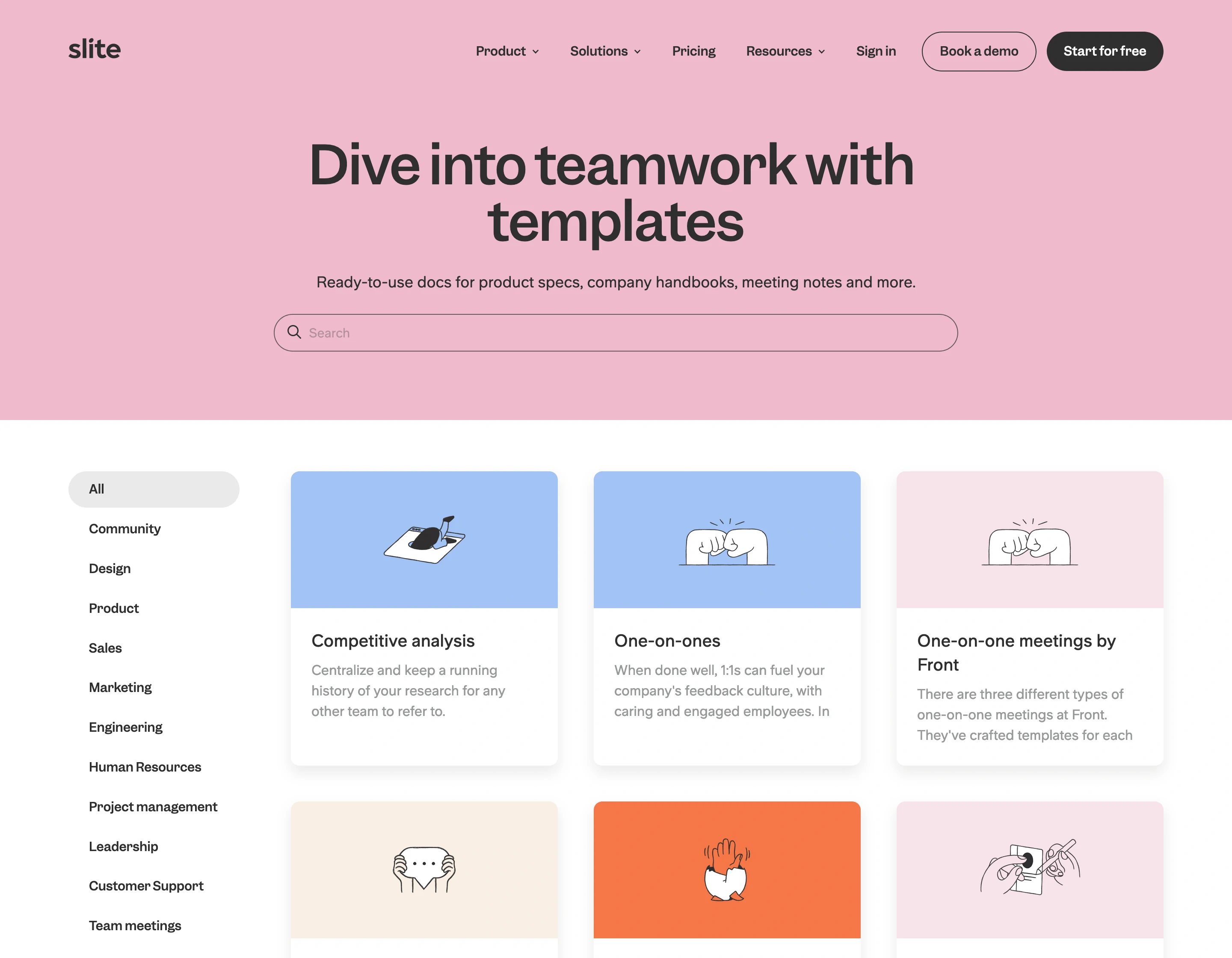 Blog Header Section Design Inspiration - Unsection