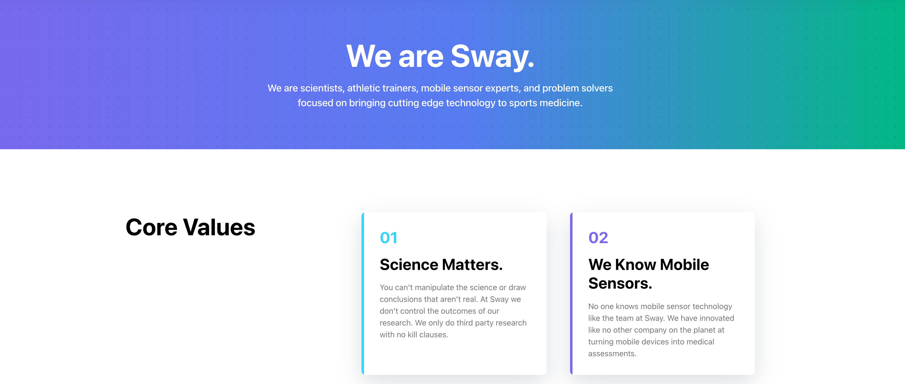 About Sway Medical