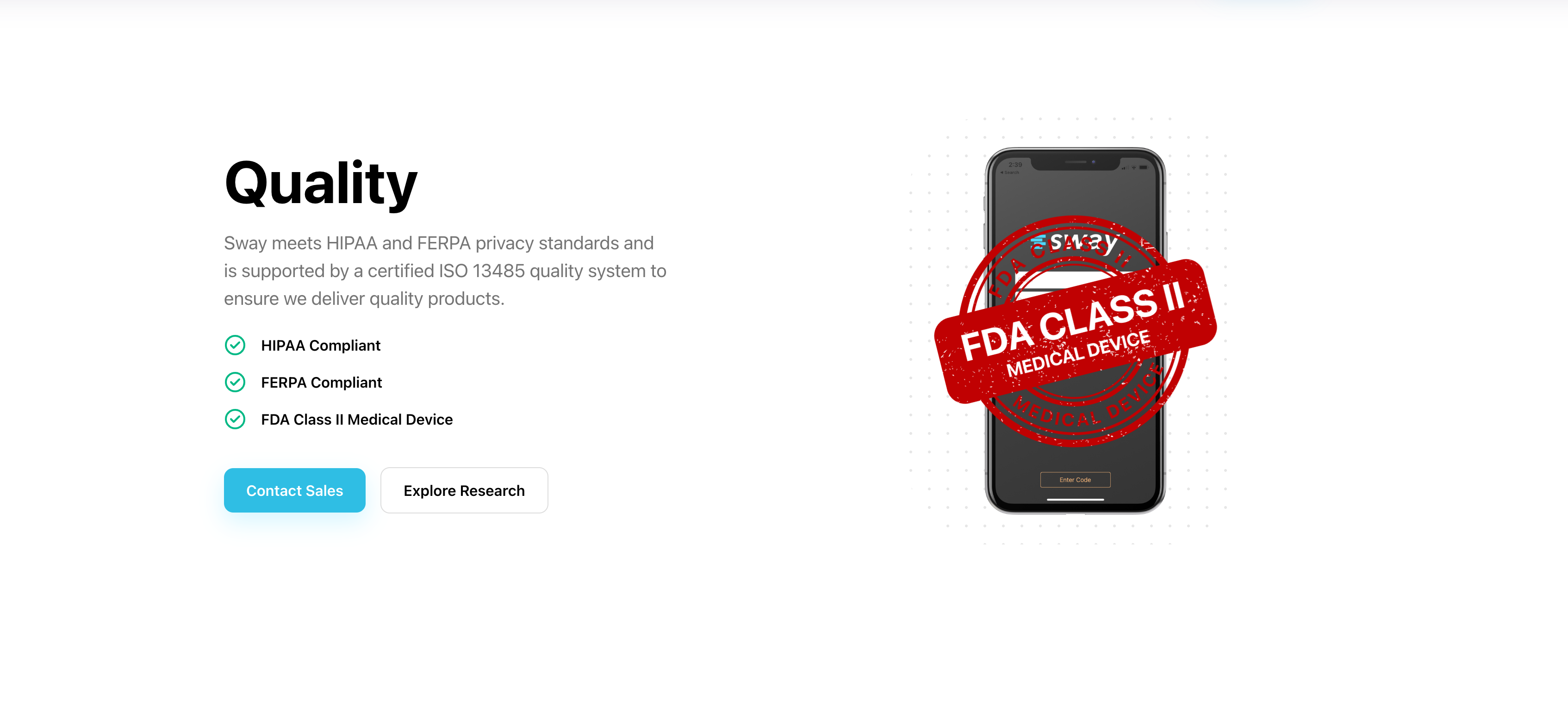 Quality Sway Medical
