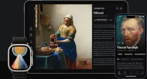 DailyArt is available on smartphones, tablets and smart watches