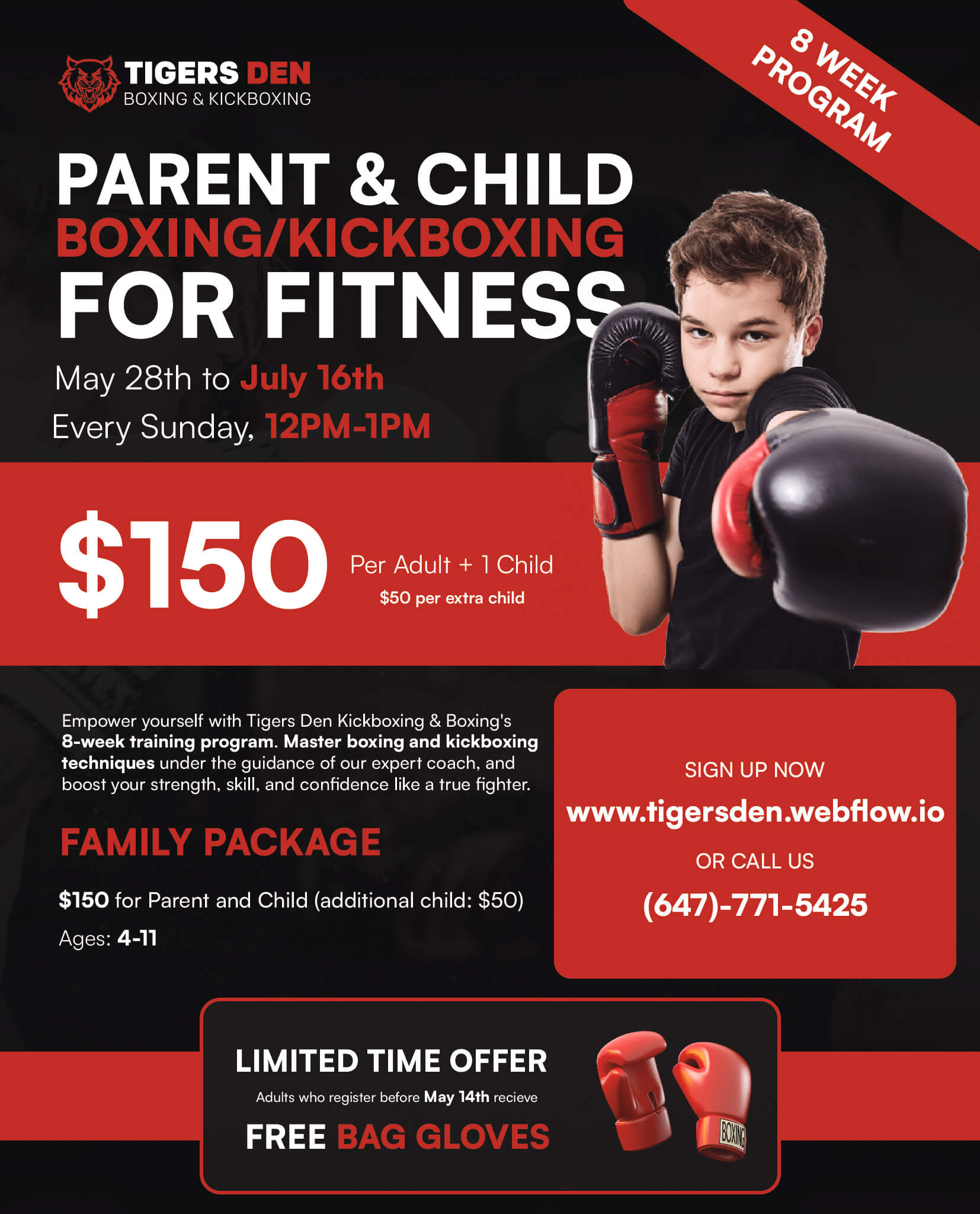 Tiger's Den Kickboxing & Boxing Oshawa, ON