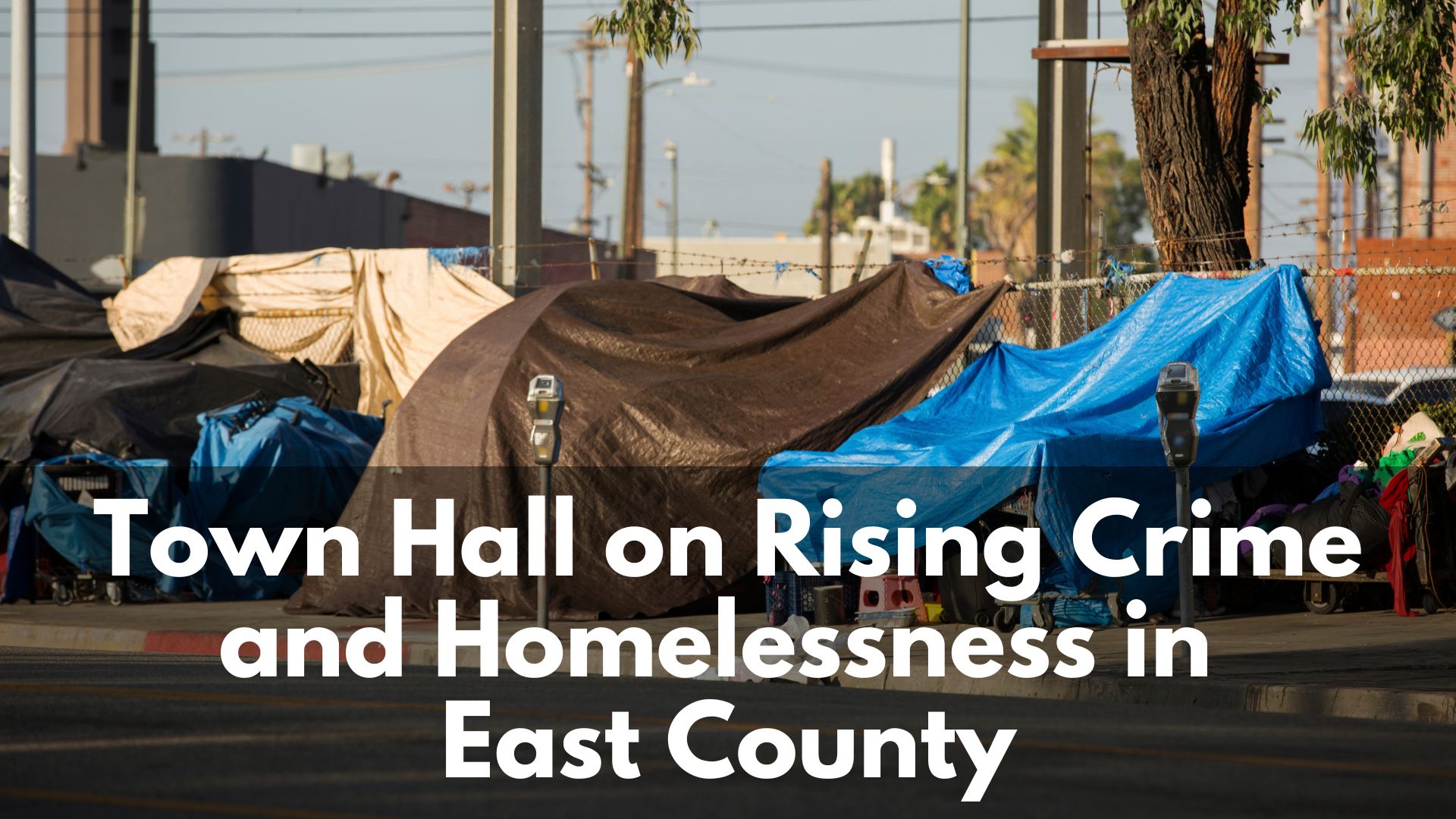Town Hall on Rising Crime and Homelessness in East County