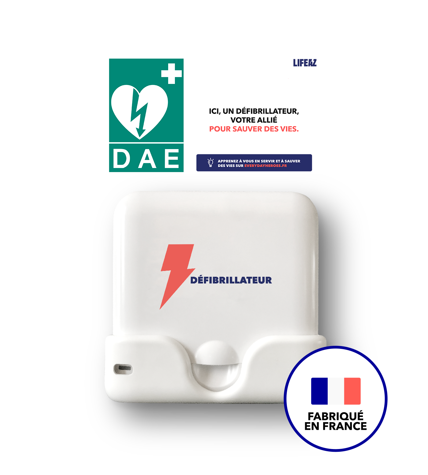 Equipez votre entreprise avec un défibrillateur Lifeaz