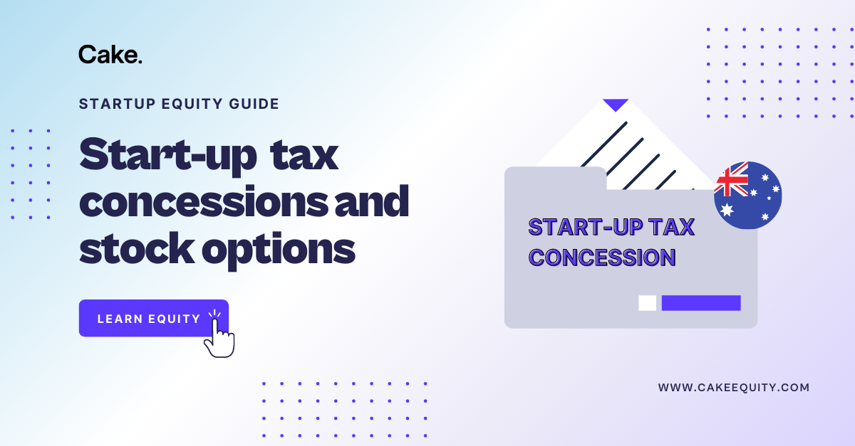 Startup Tax Concession