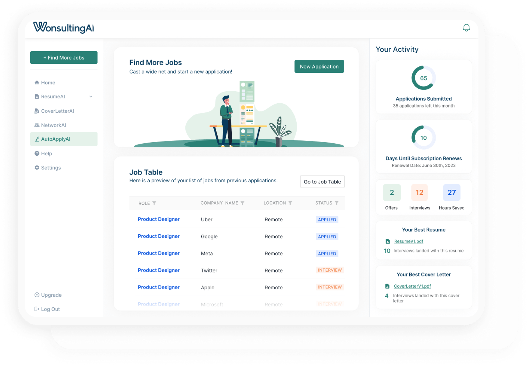 WonsultingAI Higher Education