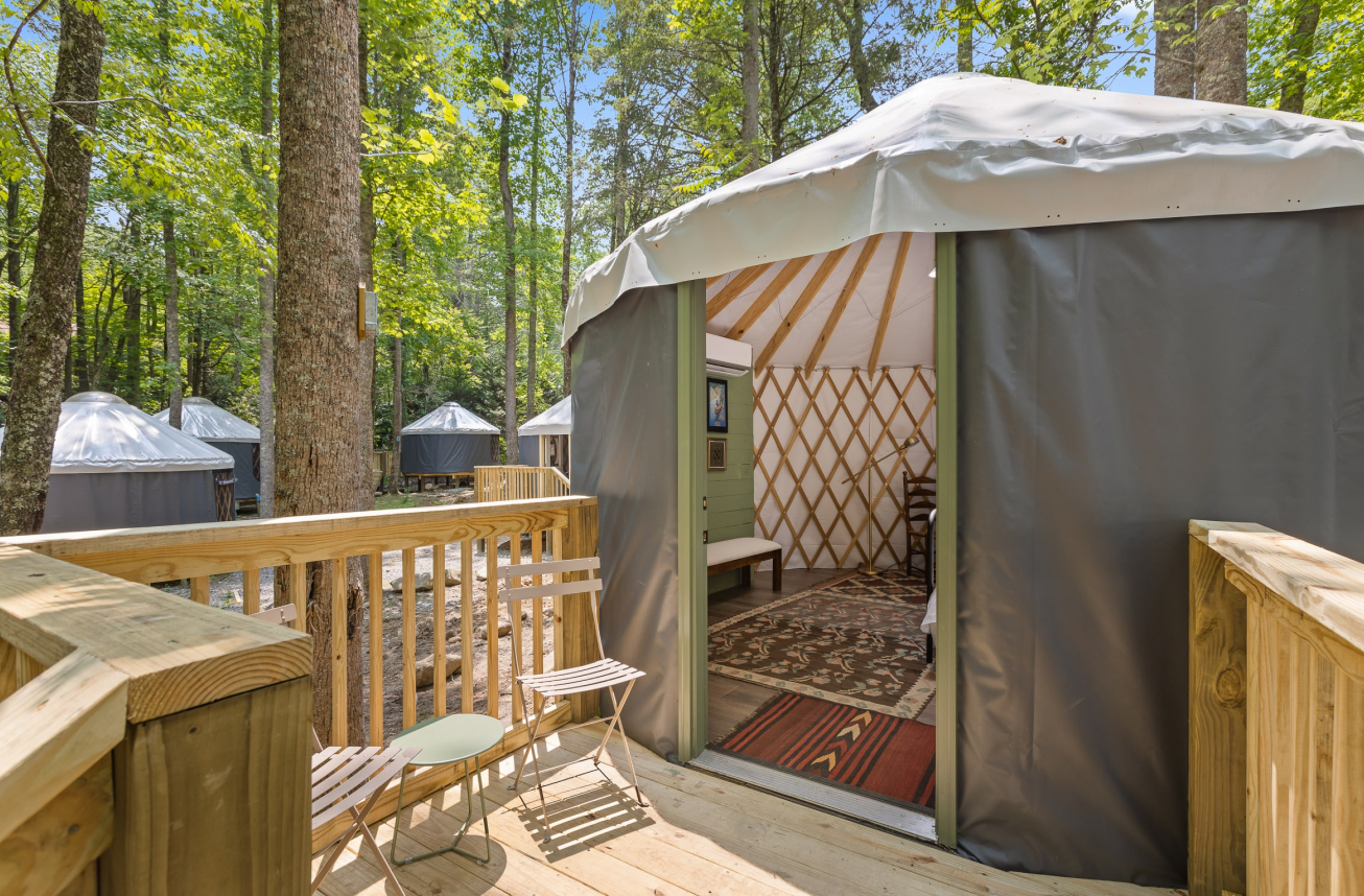 Glamping Resort Yurts Smoky Mountains