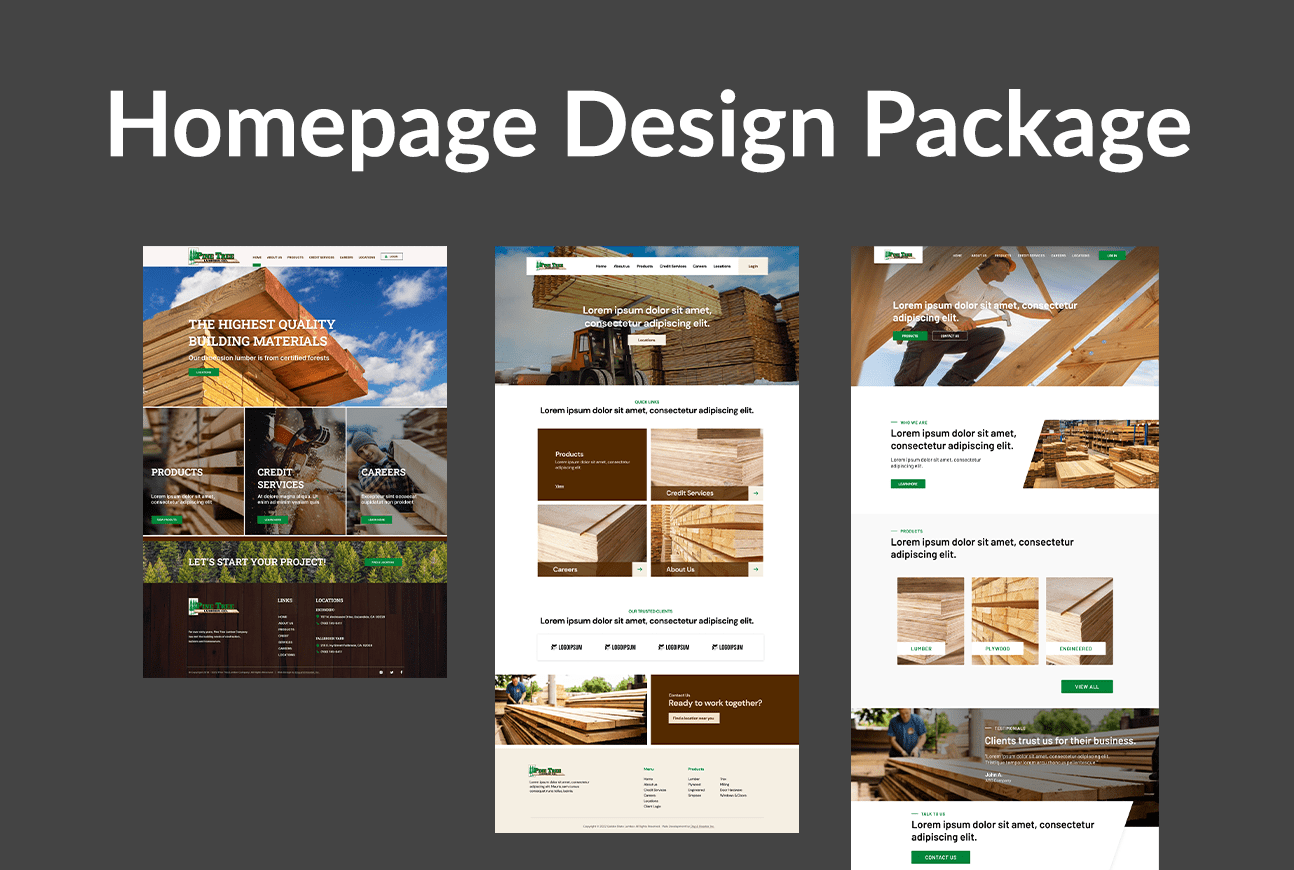 Pine Tree Lumber Dog and Rooster