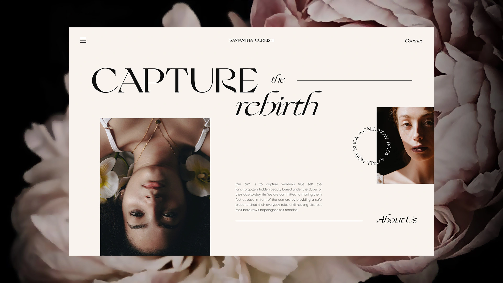 Adrienn White - Samantha Cornish Portrait Photographer Branding Case Study
