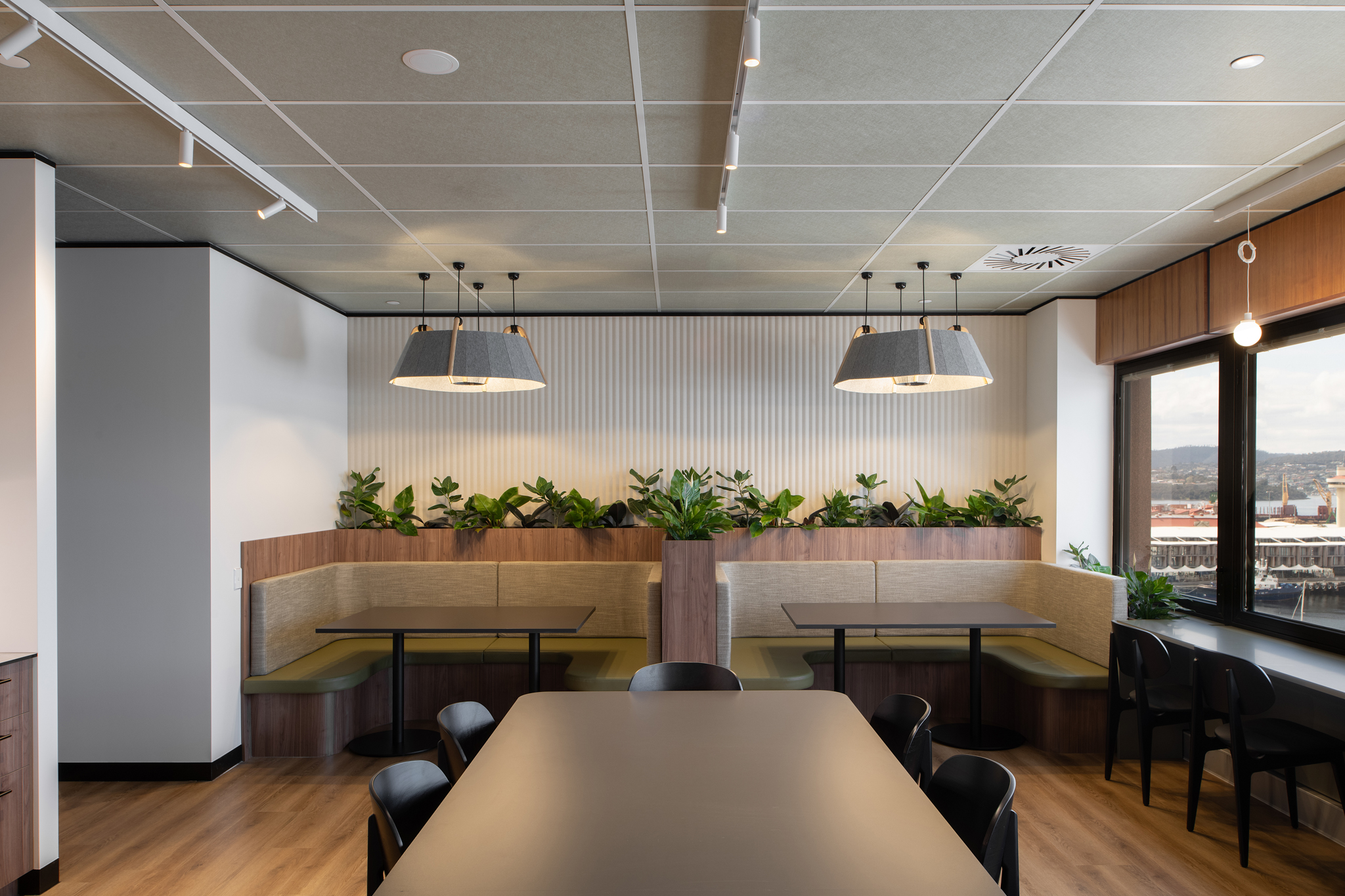 Hobart Waterfront Workplace Francis + Burne, Interior Design Hobart