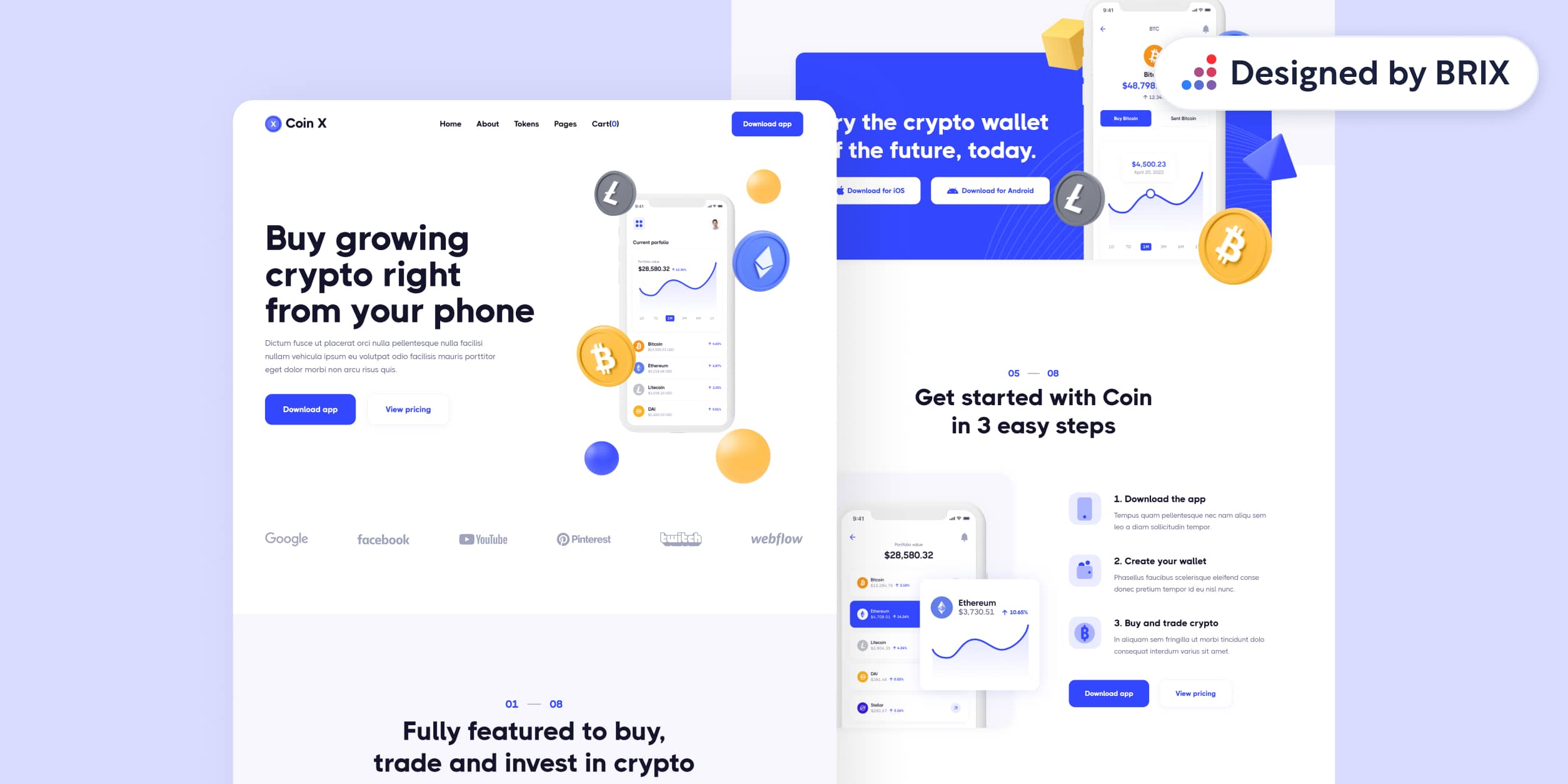 10 Crypto Website Designs for Inspiration in 2023 | BRIX Agency