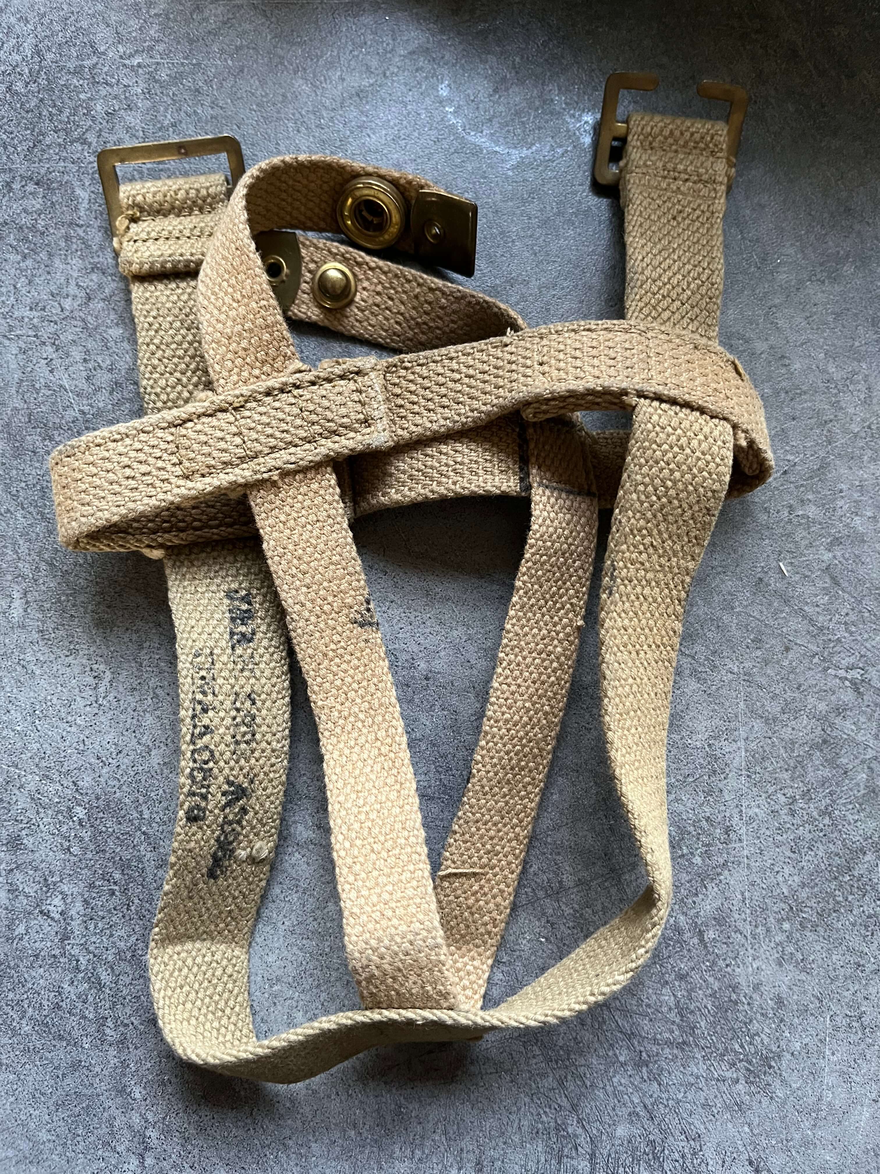 Original British Army 37 Pattern water Bottle Harness Carrier