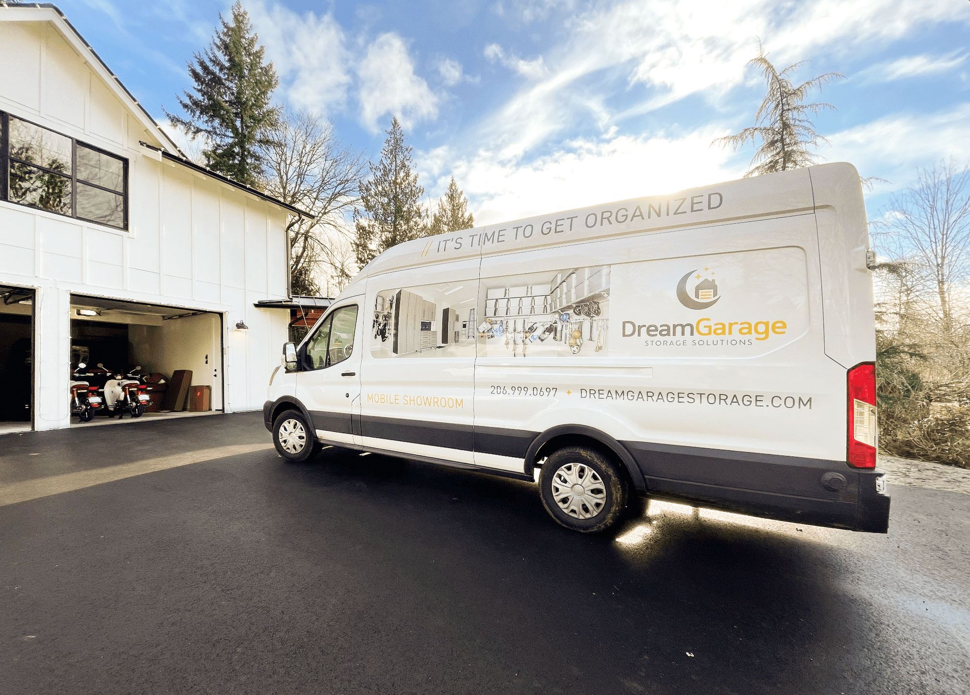 Mobile Showroom Seattle, WA Dream Garage Storage Solutions