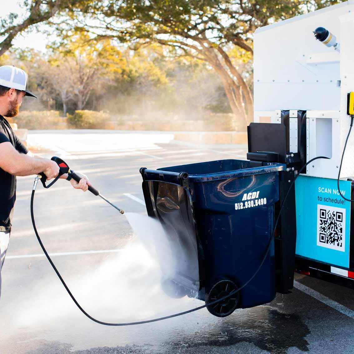 Trash Bin Cleaning Service in Cedar Park Binny and the Jets