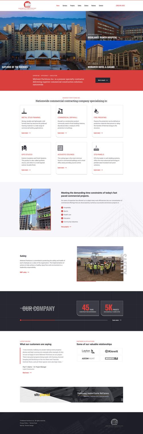 Midwest Partitions by Tension Design