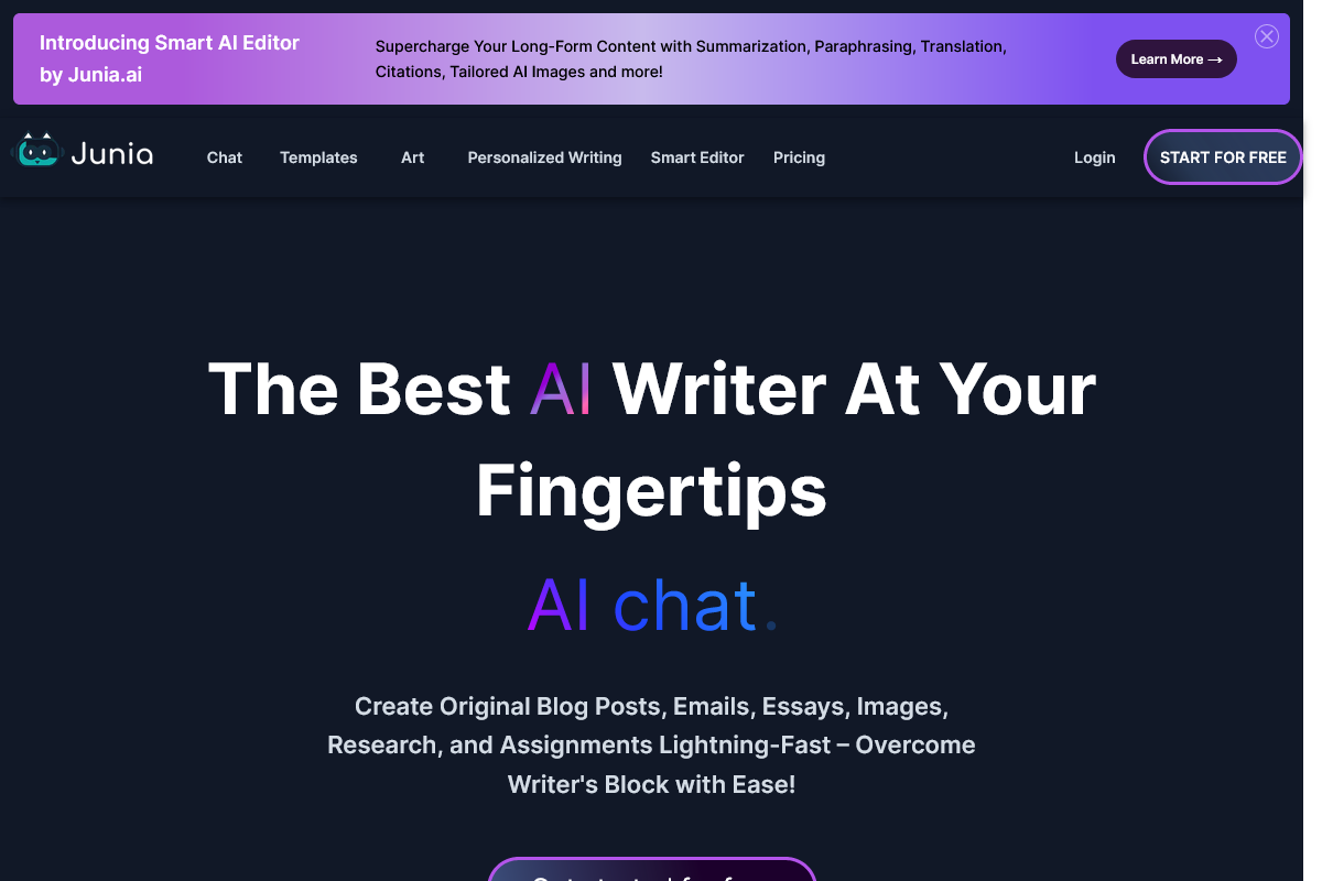 AI Tool | Junia.AI