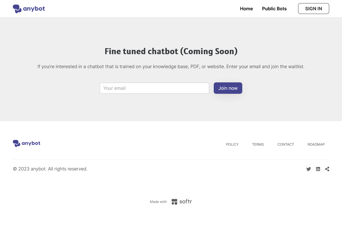 AI Tool | Anybot