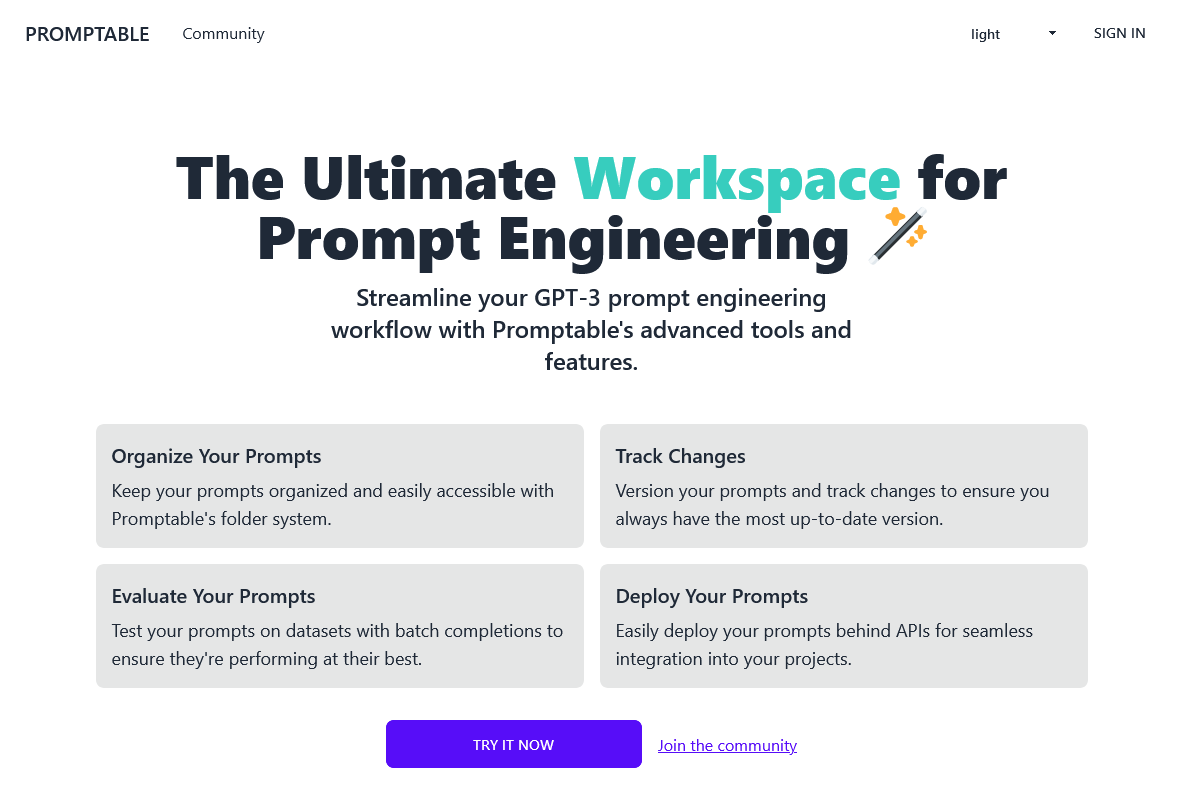 List of AI Prompts Tools