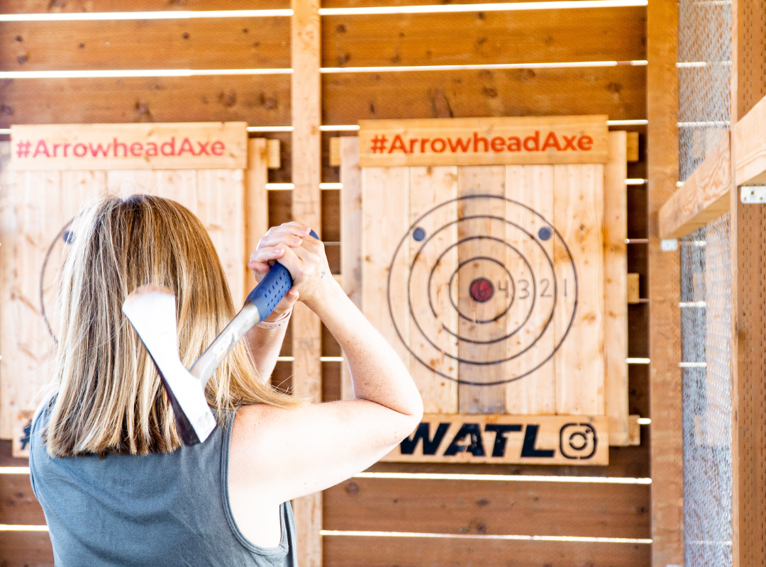 It’s The ‘Thud’ Of It Axe Throwing hailed as bowling for the 21st Century