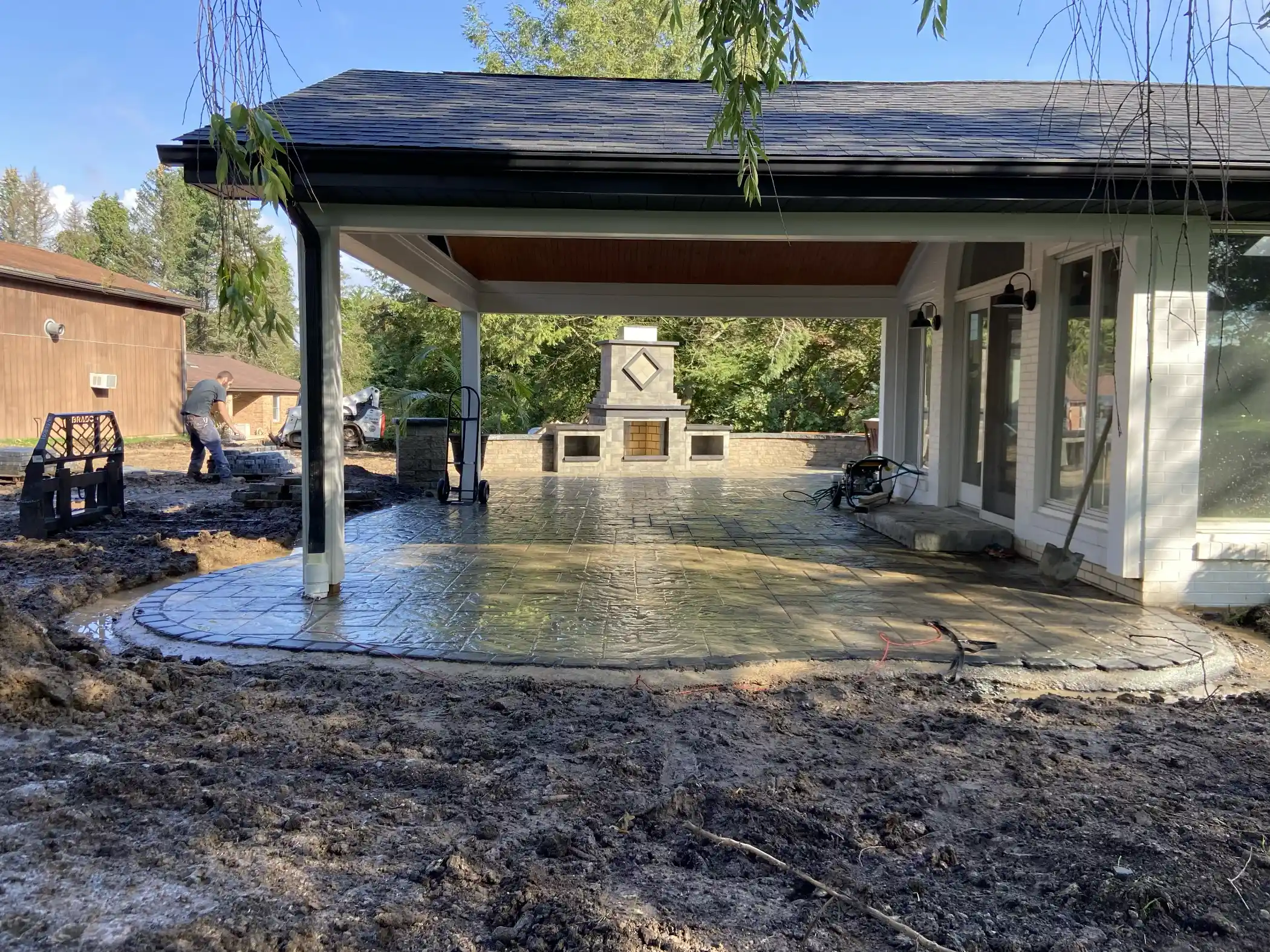 Paver Patio Contractor Near Pittsburgh PA Structures, Pergolas, Covered ...