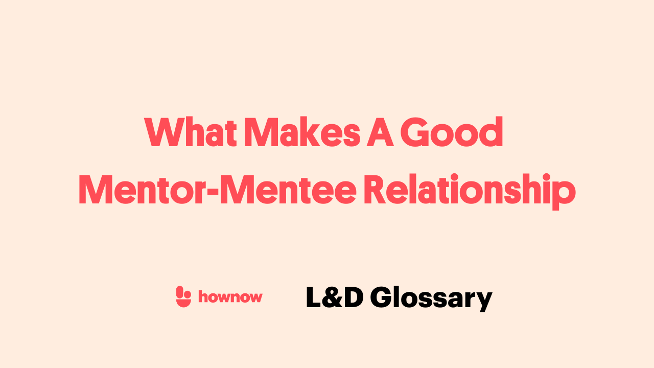 What Makes A Good Mentor-Mentee Relationship