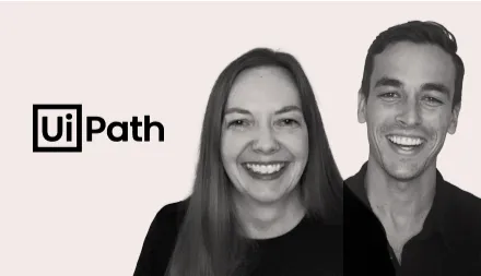 UI Path's Kate McDaniel and Ty Magnin