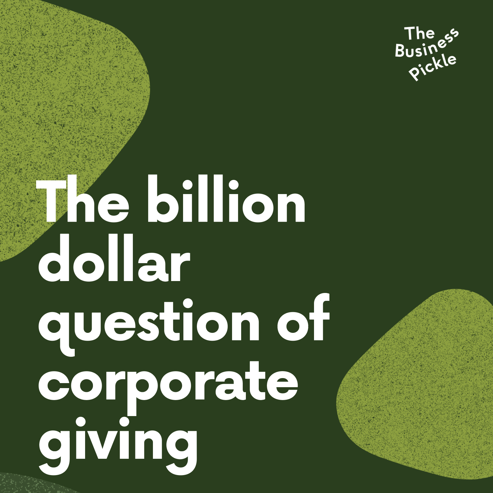 Businesses give billions to notforprofits every year. But what if the